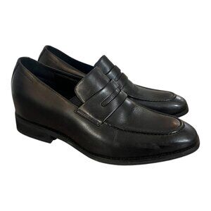 CMR Chamaripa Black Leather Penny Loafers Men's Size 39 Slip On